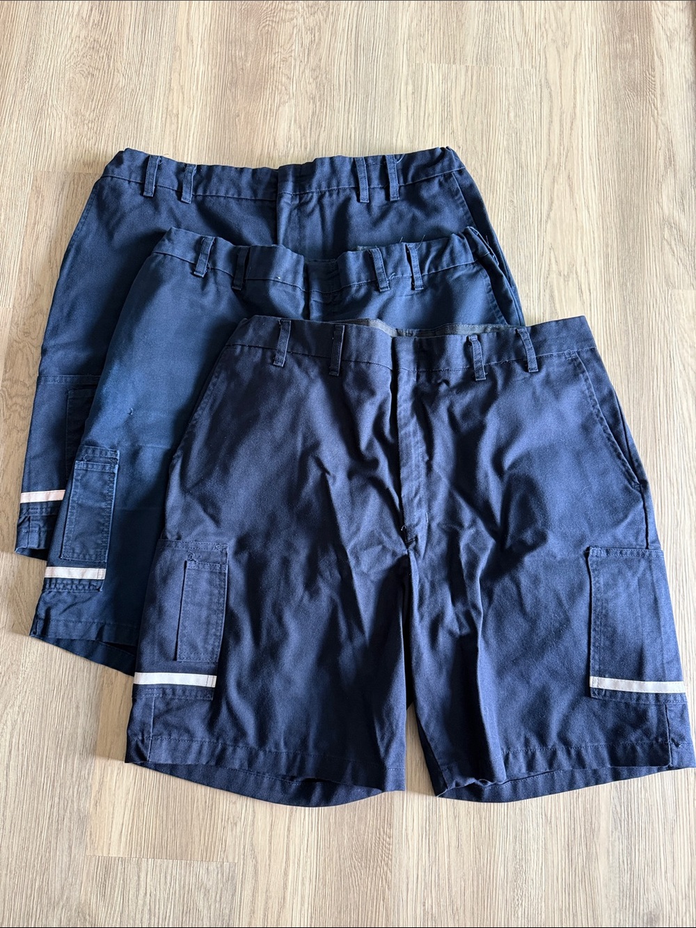 FedEx Navy Cargo Shorts with Reflective Trim 42 - Bundle of 3